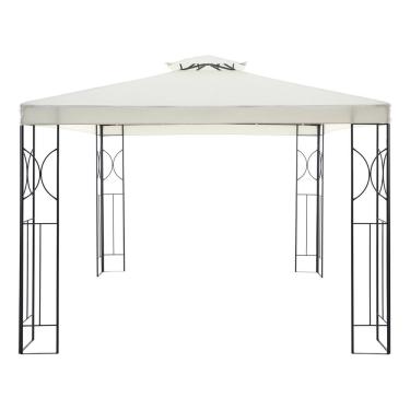 Imagem de Tenda Gazebo Base Larga Aco E Poliester 3x3m Branco - Angra