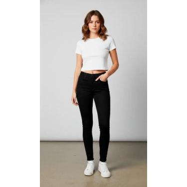 Imagem de Calça Skinny Feminina Preta Cintura Alta Slim 502419 - Fashion Need, P