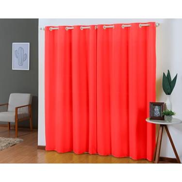 Imagem de Cortina Oxford Em Tecido Grosso 2,80 X 1,60 Sala Quarto Cozinha - FF E