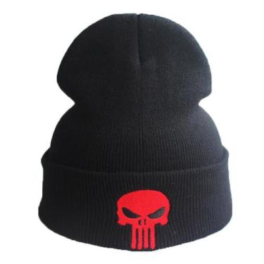 Imagem de Gorro de inverno Knitted Hat Punishers Anime para adultos e crianças -
