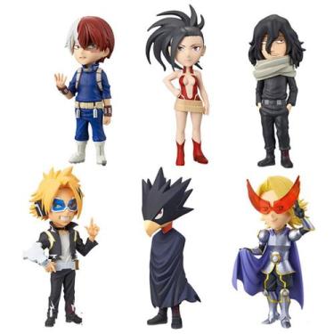 Imagem de Coleção de brinquedos de figuras My Heros Academias Anime 6 unidades -
