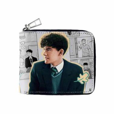 Imagem de Carteira Heartstoppers Anime Characters Slim Bifold PU em couro PU - Y