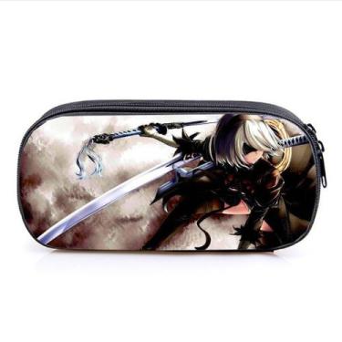 Imagem de Estojo para lápis Nier: Automatas Cartoon Anime Polyester 21,5 x 10 x 