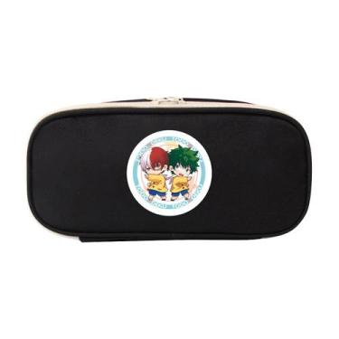 Imagem de Bolsa de lápis My Hero Academia Midoriya Izuku Poliéster 19,5x4,5x5cm 