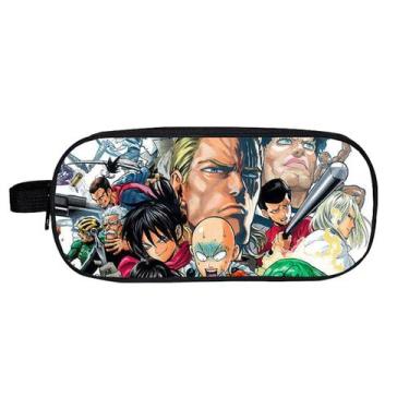 Imagem de Bolsa de lápis Anime Pencil Box One Punch Man Saitama 24x11x7cm - yiwe