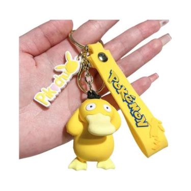 Imagem de Chaveiro De Silicone Pokémon Para Crianças: Pikachu, Charmander, Squir