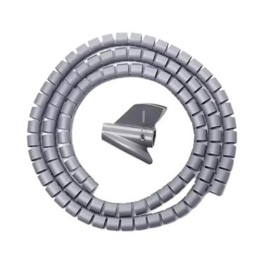 Imagem de Organizador De Cabos Flexível Em Espiral De 2m, Protetor De Fios Para 