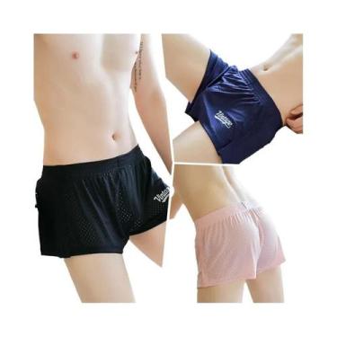 Imagem de Shorts De Praia Masculinos De Secagem Rápida Em Malha, Para Fitness E 