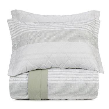 Imagem de Jogo De Colcha King 3 Peças Altenburg Algodão Lux 200 Fios Gallant