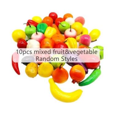 Imagem de Mini Frutas E Vegetais De Espuma Para Decoração Doméstica, 10-20 Peças