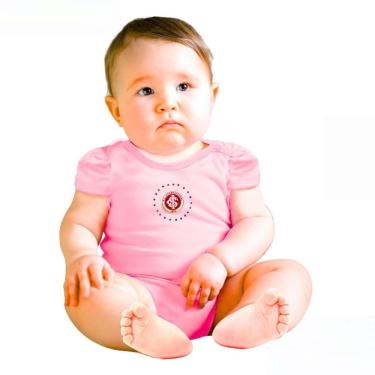 Imagem de Body Bebê Internacional Rosa Manga Curta Oficial