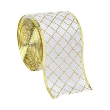 Imagem de Fita De Seda Festiva De Natal Para Embalagem De Presentes E Decoração 