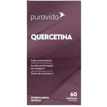Imagem de Quercetina Vitamina C Puravida 60 Caps Sem Sabor
