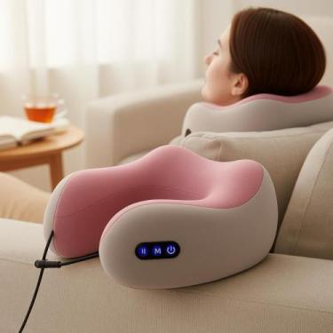 Imagem de Almofada Massageadora de Pescoço Recarregável Sem fio - TOMATE E BMAX,