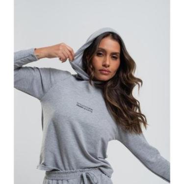 Imagem de Casaco Salvatore Fashion Capuz Moletinho Feminino-Feminino