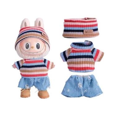 Imagem de Conjunto De Roupa E Sapatos Para Boneca Labubu De 17cm, Acessórios DIY