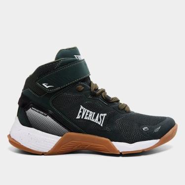Imagem de Tênis Everlast Cano Médio Monster 4, Verde, Branco, 41