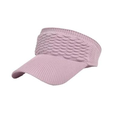 Imagem de Boné Feminino de Malha Respirável - Proteção Solar para Esportes ao Ar