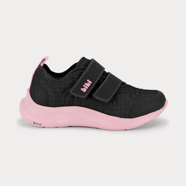 Imagem de Tênis Infantil Bibi Action Preto com Rosa-Feminino