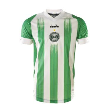 Imagem de Camisa Coritiba Oficial Jogo 2 Verde e Branco Masculino P VERDE/BRANCO Diadora-Masculino