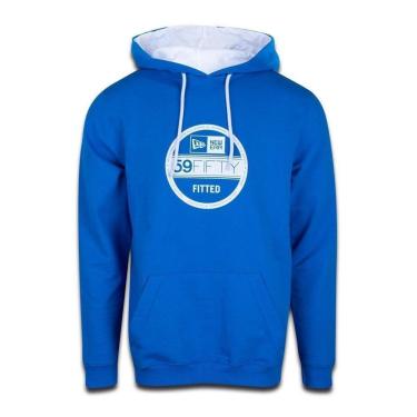 Imagem de Moletom Caguru New Era Basico Sazonal Caqui e Azul Marinho-Unissex