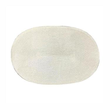 Imagem de Jogo Americano Le Oval Off White Plástico e Poliéster Branco 1 Peça