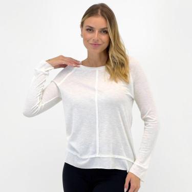 Imagem de Blusa Doce Trama em Tricot Básica Manga Longa Feminina-Feminino