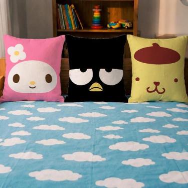 Imagem de Trio de capas de almofada hello kitty - ARTE COM PIMENTA, HELLO KITTY 