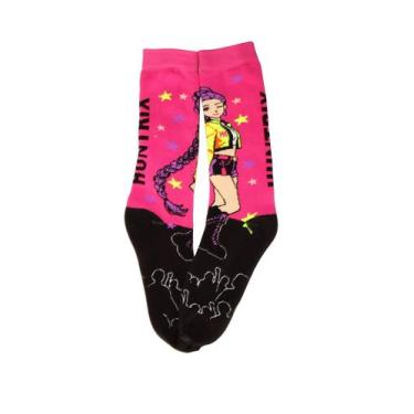 Imagem de Meia Guerreiras Do Kpop Huntrix Anime Juvenil Meninas