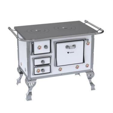 Imagem de Fogao a Lenha Venax GII n 1 Branco Buque, SAIDA DIREITA