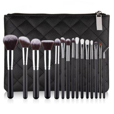 Imagem de Kit Pincéis de Maquiagem com Bolsa