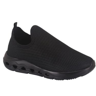 Imagem de Tênis Infantil Molekinho Slip On Calce Fácil - Preto-Masculino