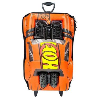 Imagem de Mochila Roda Tripla Hot Wheels 3D Night Shifter Motor Preto - Diplomat