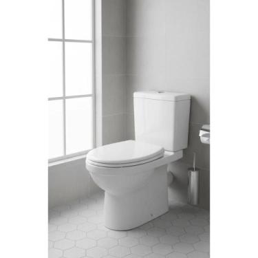 Imagem de Assento Vaso Sanitário Cinza Almofadado Conforto Higiene - Congratulat