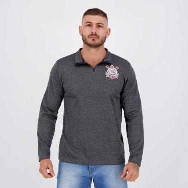 Imagem de Blusão Corinthians Heavy Chumbo Mescla-Masculino