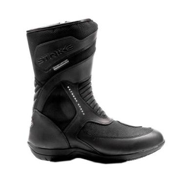 Imagem de Bota Texx Strike V2 Impermeável Proteção Motociclista Moto, Preto, 36