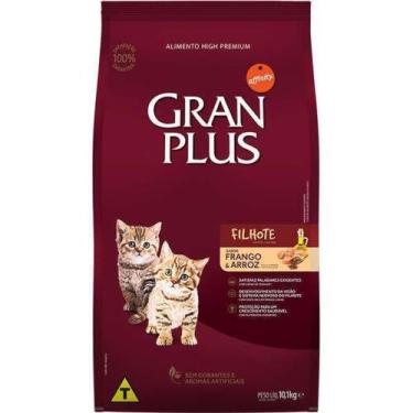 Imagem de Ração Gran Plus Gatos Filhotes Frango - 10,1 Kg