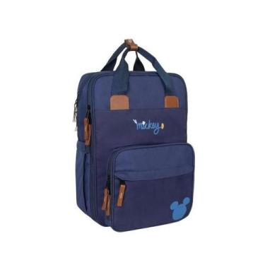 Imagem de Mochila de Maternidade Dermiwill Mickey Azul Marinho, Azul