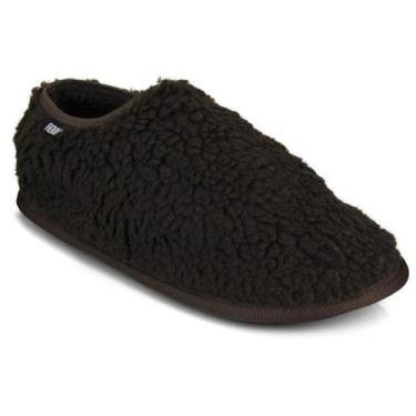 Imagem de Pantufa Floppy em lã sintética Ref.:21815 - Fiero, Café, 38