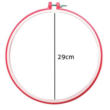 Imagem de Bastidor de Plastico para Bordado - Comercial Maluli, 29cm
