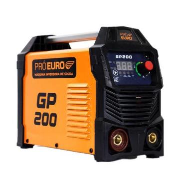 Imagem de Máquina de Solda Inversora GP 200A Bivolt Pró Euro MMA TIG Lift Portát