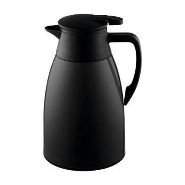 Imagem de Garrafa Térmica Bule Gatilho 1L Café Água Cha Chimarrao Preto - Uz