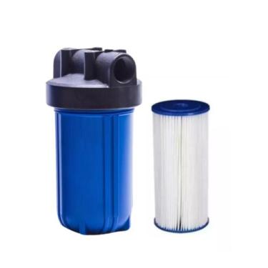 Imagem de Filtro Geral Polipropileno Azul BIG 10 com Refil Poliéster lavável 50 