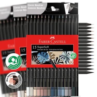 Imagem de Lápis de Cor Faber-Castell 15 Cores Neutras