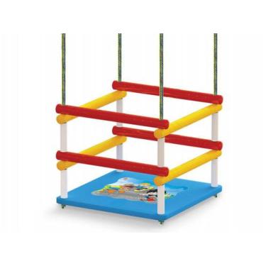 Imagem de Balanço Infantil Color Madeira Com Proteção Extra - Junges