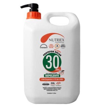 Imagem de Protetor Solar FPS 30 com Repelente 4 Litros Bombona NUTRIEX