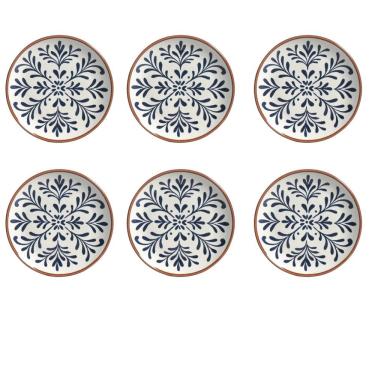 Imagem de Conjunto de Pratos Sobremesa Coup Coimbra em Cerâmica Stoneware 6 Peças para Mesa Posta Porto Brasil