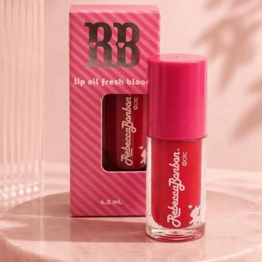 Imagem de Óleo Gloss Labial Lip Oil Rebecca Bonbon Hidratante RB Cor:Melancia (F