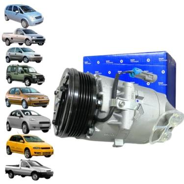 Imagem de Compressor De Ar Para Fiat Strada Stilo Chevrolet Corsa Meriva Original Delphi
