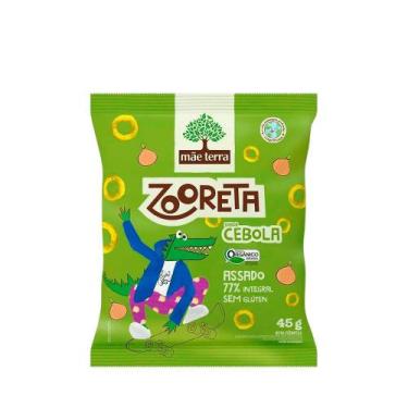 Imagem de Salgadinho Zooreta sabor Cebola Mãe Terra  45g